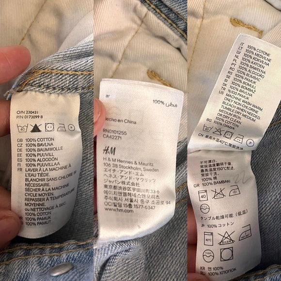 H&M Divided Distressed Denim Vest 14 - Picture 9 of 14